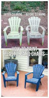 Shop great deals on plastic patio lawn chairs. How To Paint Plastic Patio Chairs Tastefully Eclectic