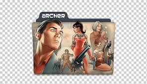 Sari sterling archer turan arash, archer, monochrome, black, silhouette png. Sterling Archer H Jon Benjamin Archer Season 7 Fx Others Miscellaneous Television Superhero Png Klipartz