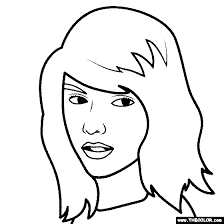 Check spelling or type a new query. Taylor Swift Coloring Page