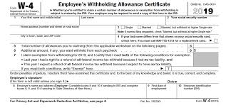 You can head over the irs link above and at the top right corner of the page, click on the print icon to print out the w4 form. Tax Form W4 2020 The Irs Has A New Easier W 4 For Withholding Taxes In 2020 Here S What You Need To Know