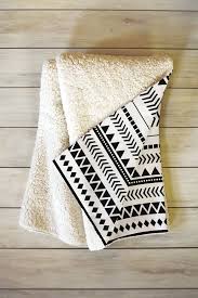 Black And White Pattern Throw Blanket Allyson Johnson Black And White Aztec Pattern Fleece Throw Blanket White Throw Blanket Fleece Throw Blanket Throw Blanket