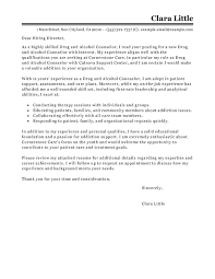 If you're sending an email letter, it can be even shorter. Amazing Drug And Alcohol Counselor Cover Letter Examples Templates From Our Writing Service