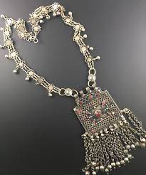 Handcrafted Kuchi Necklace Kuchi Jewelry Traditional Jewelry Tribal Jewelry