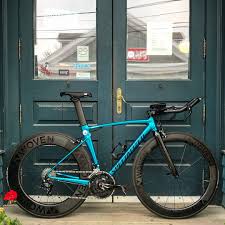 This Was A Fun Project Allez Sprint Conversion To Tt Bike I Think It Came Out Pretty Awesome Sweetridecycling Specialize Trial Bike Bicycle Paint Job Bike