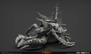 Total War Warhammer 2 Curse Of The Vampire Coast Units Total War Warhammer 2 Vampires Coast Dlc Monsters Total War Warhammer Leviathan