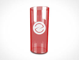 Download Tall Plastic Drink Glass Psd Mockup Psd Mockups