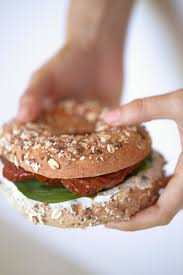 Vegan Bagel Sandwich Recipe Vegan Bagel Bagel Sandwich Best Sandwich Recipes