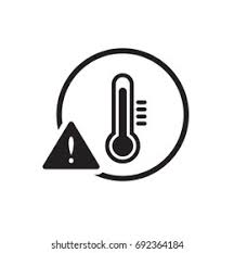 Many of the deceased have an extreme heat alert has been in effect for vancouver since saturday, with residents urged to stay. High Temperature Hazard Icon In Color Style