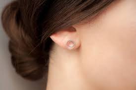 Our team of jewellery stylists shortlisted these designs from hundreds of round earrings from the jewellery seller. Geometric Round Earrings Minimal Earrings Small Circle Etsy Small Earrings Studs Circle Earrings Studs Stud Earrings