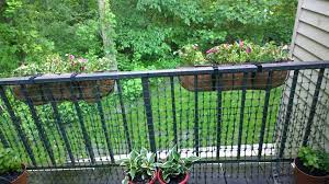Check spelling or type a new query. If Your Balcony Railing Has Slats That Are Too Wide Add Plastic Chicken Wire Use Twist Ties To Attach It The Rai Chicken Fence Balcony Railing Chicken Wire