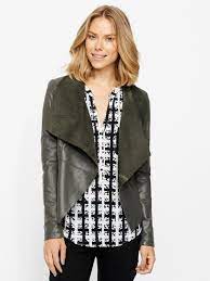Image For Waterfall Leather Jacket From Portmans I Like It In This Colour More Than The Black For This Par Jackets For Women Waterfall Leather Jacket Jackets