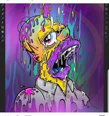If you have your own one, just create an account on the website and upload a picture. Drip Trip Homer Simpsons Art Trippy Wallpaper Hypebeast Wallpaper