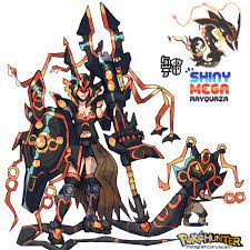 Check spelling or type a new query. Pokehunter Shiny Mega Rayquaza With A Felyne