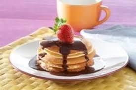Nama yang dipilih haruslah berkaitan atau menunjukkan jenis produk yang dijual. Pancake Saus Cokelat Sajian Sedap
