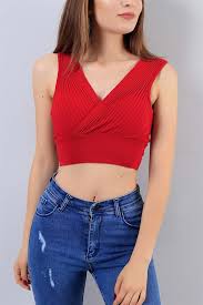 25 95 Tl Askili Kirmizi Bluz 16939b Modamizbir Bluz Sifon Bluzlar Kirmizi