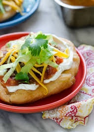Fry Bread Tacos Recipe Fry Bread Fry Bread Tacos Food
