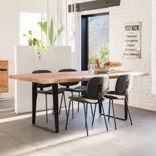 Découvrez notre collection de tables en bois pour la salle à manger. Table A Manger Bois Massif Tronc D Arbre Pieds Metal Made In Meubles