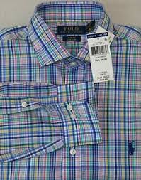 Details About Polo Ralph Lauren Men Long Sleeves Dress Shirt Size 15 1 2 New With Tags