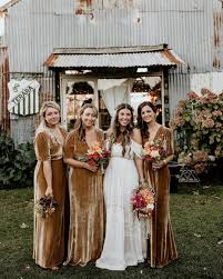 Instagram Fall Bridesmaid Dresses Bridesmaid Dresses Boho Velvet Bridesmaid Dresses