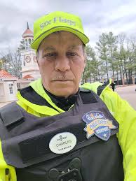 At the new part time security job