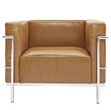 Le Corbusier Style Brown Arm Chair Modway Furniture Armchair Furniture