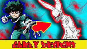 You can also upload and share your favorite deku wallpapers. My Hero Academia Then Vs Now Early Designs Youtube