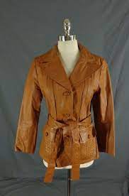 Rare Vintage 70 S Women S K K Genuine Aaa Leather Leather Tie Jacket Sz 9 10 Kkleathercolumbusohio Casual Leather Jackets Women Jackets Red Leather Jacket