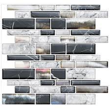 Stick On Tiles For Backsplash Kitchen Self Stick Backsplash Tiles Peel And Stick Self Adhesive Remova Stick On Tiles Removable Backsplash Tile Backsplash