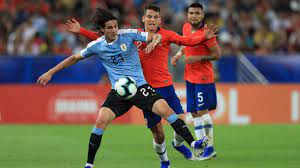 Martín cáceres, jose maría giménez, diego godín, matías viña; Chile Vs Uruguay Football Match Summary June 24 2019 Espn