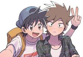 Red Vacation Time Blue Pokemon Manga Pokemon Trainer Red Pokemon Adventures Manga