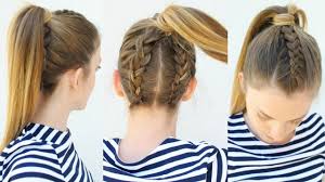 Our expert guide showcases the very best man braid hairstyles for 2021. Upside Down Double Braided Ponytail Ponytail Hairstyles Braidsandstyles12 Youtube