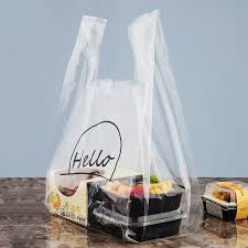 Download 50pcs Disposable Transparent Plastic Bag Thickened Flexible Strong Bento Food Packaging Vest Type Portable Gift Shopping Bags Gift Bags Wrapping Supplies Aliexpress
