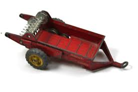 Dinky Toys Meccano Massey Harris Manure Spreader Vintage Diecast Farm Equipment Speelgoed