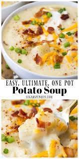 Award Winning Potato Soup This Fall Soup Recipe Is Creamy And Comforting And Is An Easy One Pot Soup Rec Fall Soup Recipes Soup Dinner Potato Soup Recipe Easy