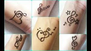 Notice how this, combined with the basic elements of an arabic mehandi design backside creates magical mehandi design photos. 6 Diy Tattoo Mehndi Design For Music Lover Part 1