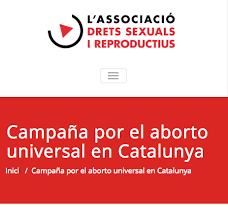 Ponen en marcha una campaña por el aborto universal en Cataluña