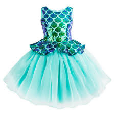 Ariel Reversible Sequin Fancy Dress For Girls The Little Mermaid Shopdisney Girls Fancy Dresses Little Mermaid Dresses Mermaid Dress For Kids