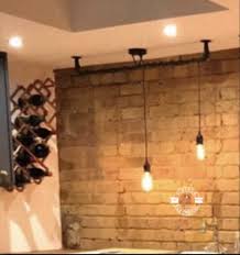 The drop ceiling track is fixed using installation hardware, included with each track length, which are attached to the wall. The Burnham 2 X Pendant Drop Light Hanging Lights Ceiling Dinning Room Vintage Electrical