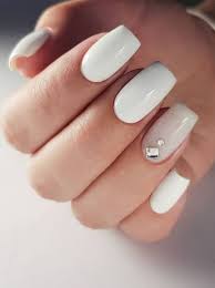 Easy and simple stiletto nails. 51 White Nail Ideas Acrylic Short Looks Inspirations Polyvore Discover And Shop Trends In Fashion Outfits Beauty And Home