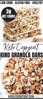 After trying several recipes, my latest was a huge success. Best Sugar Free Keto Low Carb Granola Bars Recipe Wholesome Yum