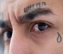 Teardrop Tattoo Teardrop Tattoo Prison Tattoos Face Tattoos