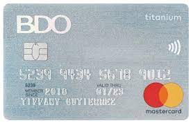 The minimum requirements in order to be approved for the american express® cashback credit card are: Bdo Titanium Mastercard Points Boys