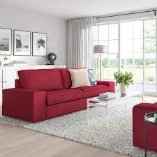 Kivik 3er Sofa Orrsta Rot Ikea Osterreich Rote Wohnzimmer 3er Sofa Wohnzimmer Design