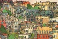 We may earn commission on some of the items you choose to buy. Fantastic Cities Coloring Book Completed Pages Inspiration
