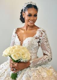 African American Weddings Dresses Wedding Hairstyles In 2020 Black Wedding Hairstyles Black Brides Hairstyles African American Weddings