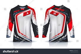 Download T Shirt Sport Design Template Long Sleeve Soccer Jersey Mockup For Football Club Uniform Front And Back View Sports Jersey Design Sports Design Jersey Design