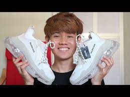 How to wear balenciaga's triple s sneakers. Balenciaga Triple S Clear Sole On Feet Cheap Online