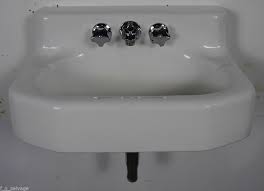 Antique Vintage Kohler Bathroom Sink Wall Hung Cast Iron 1960s Taunton K 2731 Kohler Kohler Bathroom Sink Sink Bathroom Sink