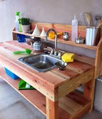 10 Fun Outdoor Mud Kitchens For Kids Garden Ideas 1001 Gardens Fun Garden Gardens Ideas Kids In 2020 Diy Mud Kitchen Mud Kitchen For Kids Outdoor Play Kitchen