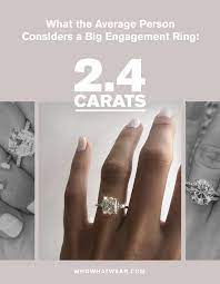 What The Average Person Considers A Big Engagement Ring Big Engagement Rings Engagement Rings Engagement Ring Shapes